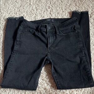 Abercrombie & Fitch Black Ankle Skinny Jeans